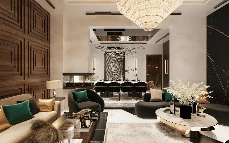 أحدث ديكورات فلل داخلية فخمة لهذا العام 15 4 3 11zon 11