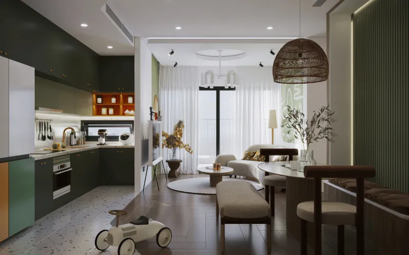 ديكور صالة صغيرة مفتوحة: 8 خطوات تحول المساحة إلى فضاء مميز 7 8 6 11zon 11