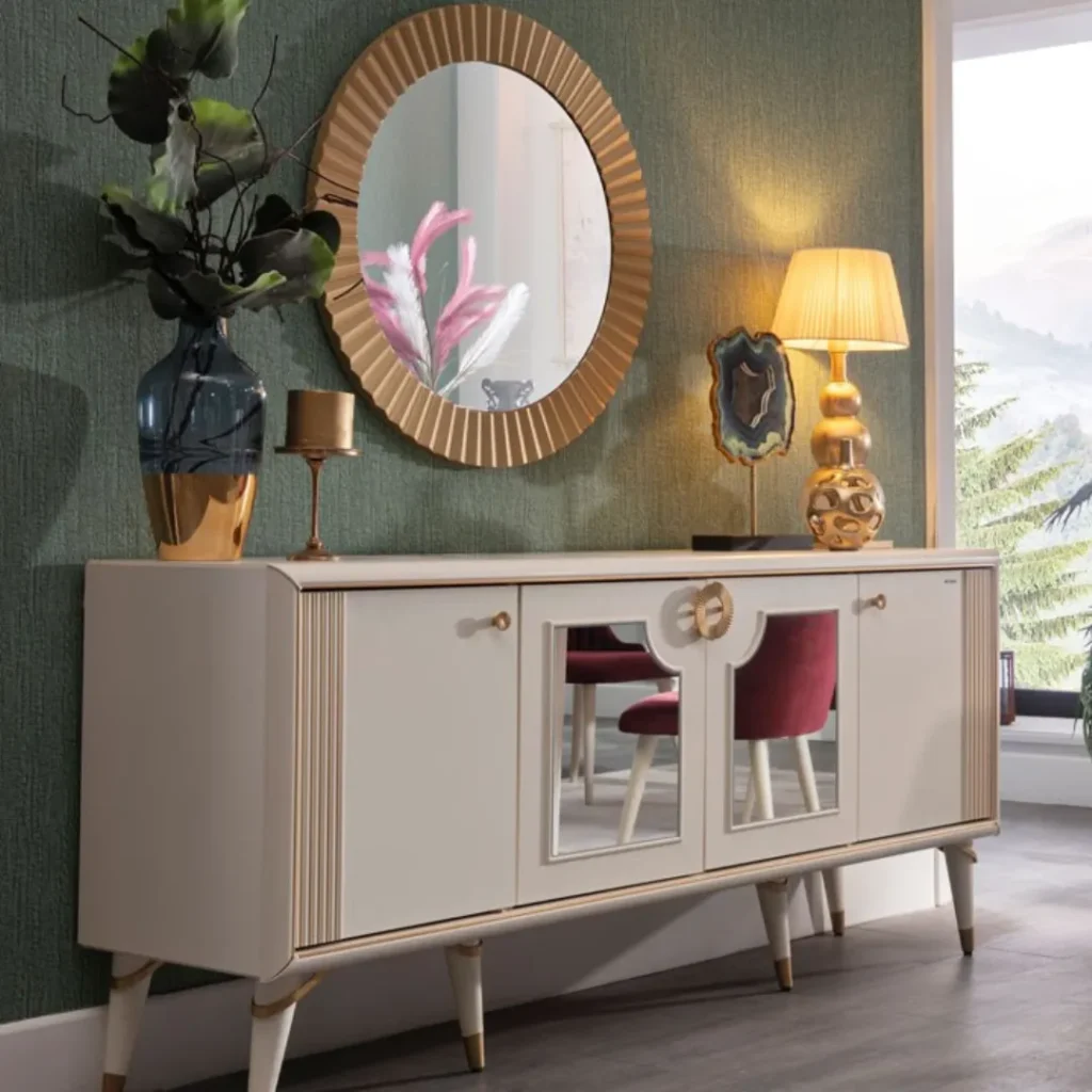 أفضل النصائح لاختيار اشكال مرايات بوفيه مودرن 2 اشكال مرايات بوفيه