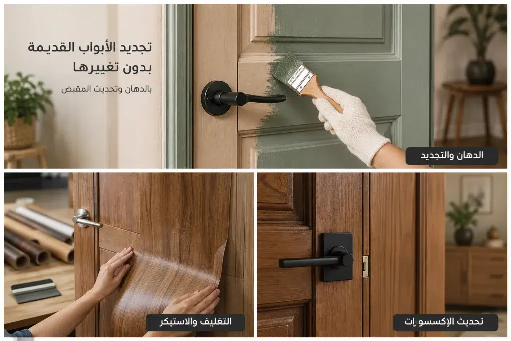 تجديد الأبواب القديمة
