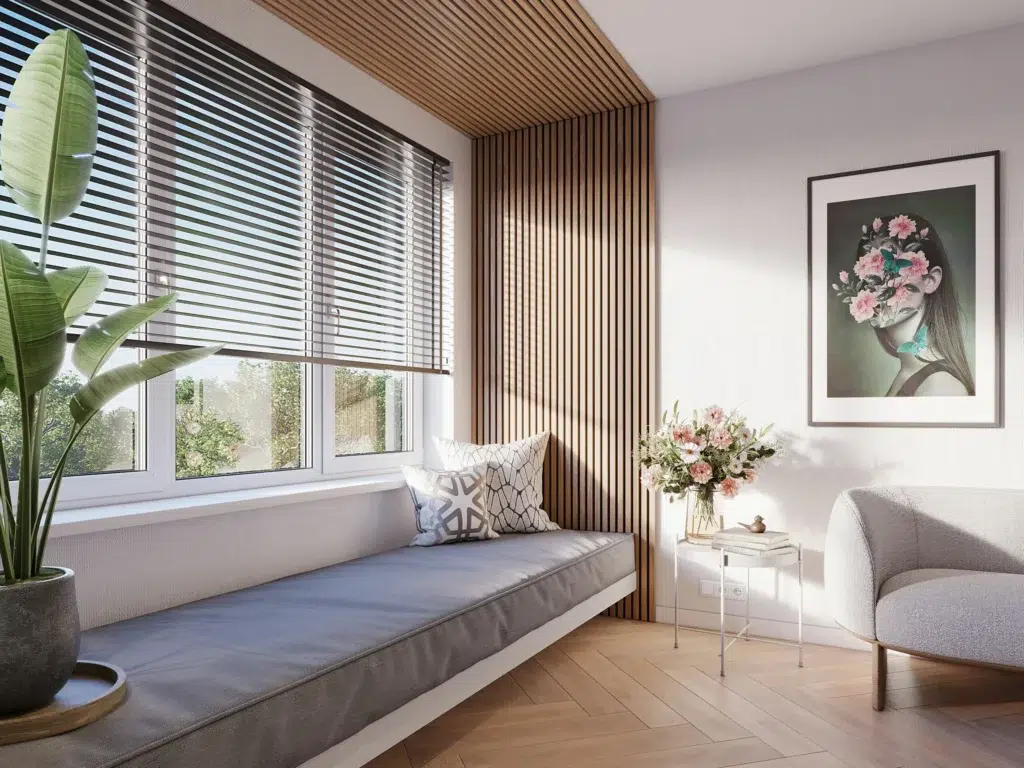 تكسيات خشبية داخلية: دليل شامل لاختيار الأنسب لمنزلك 14 large JPG CanDo Decowall acoustic Brons Eiken Erker scaled 13 11zon