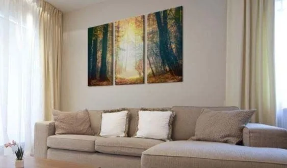 كيفية اختيار لوحات ديكور للمنزل عبر 4 عوامل مهمة: دليل شامل 14 tableau beaute automne triptyque 11 25 11zon