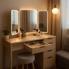 طاولة مكياج كيف تختاريها، وتختاري مكانها؟ واقتراحات لأفضل التصاميم 5 telechargement 13